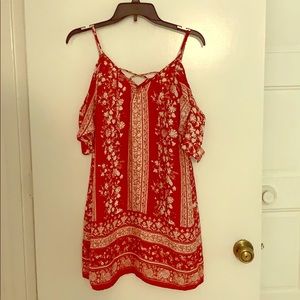 Off the shoulder Printed Dress ❤️